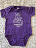 Infant Fine Jersey Onesie No Bad Days Long Beach 11561